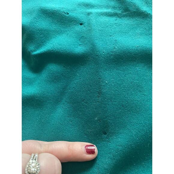 Vintage Game Card Table Cover Fabric Shamrock Heart Diamond Spade Poker 40x40" - Picture 9 of 11